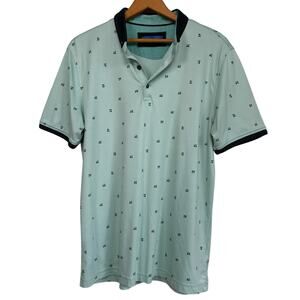 Markova Exclusive Men’s Mint Green Cotton Blend Short Sleeve Polo Size XL